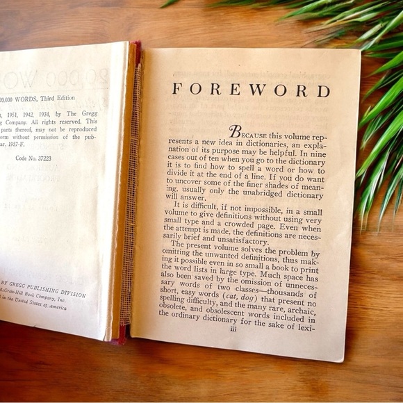 VINTAGE 1957 20,000 Words by Louis A. Leslie - Third Edition - Picture 10 of 13